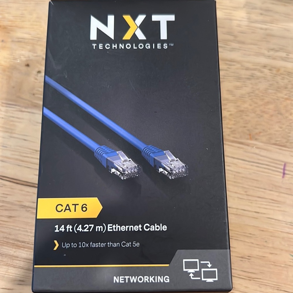 NIB cat 6  14 ft Ethernet cable